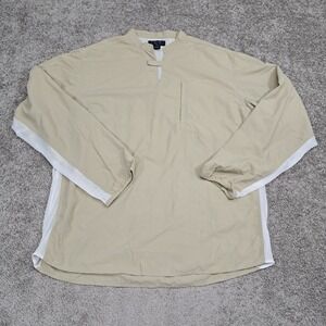 RailRiders Mens XL Tan Nylon Long Sleeve Vented Adventure Hiking Shirt XL